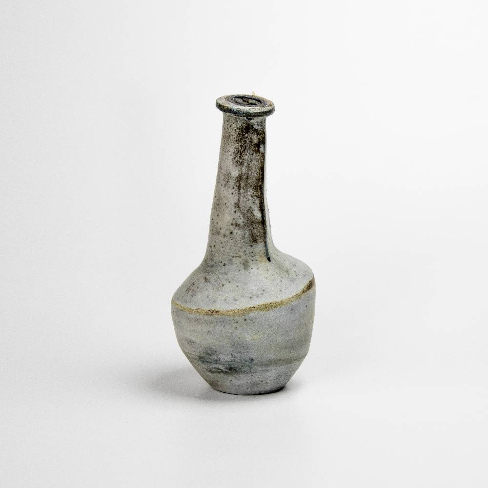 Japanese Natural White Vase Author Glaze