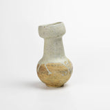 Japanese White Beige Shino Classic Ash Vase