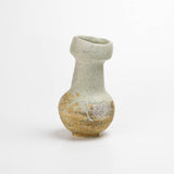 Japanese White Beige Shino Classic Ash Vase