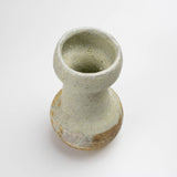 Japanese White Beige Shino Classic Ash Vase