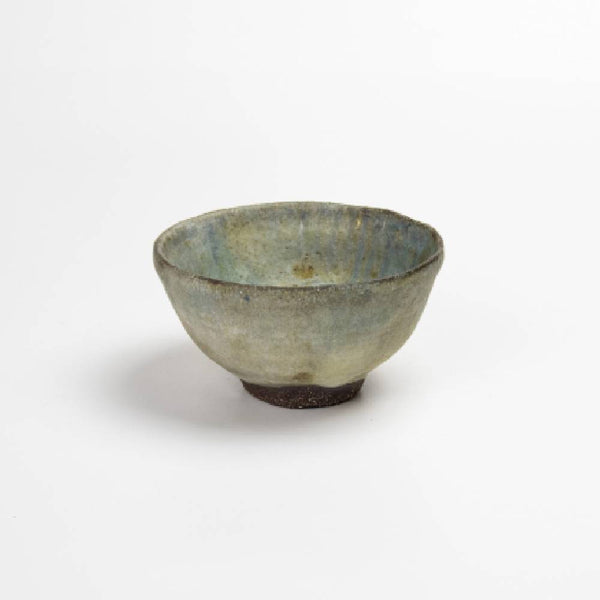 Japanese Grey Tea Bowl Author Glaze
