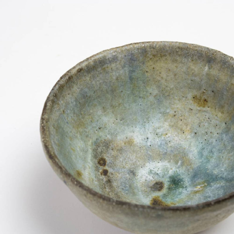 Japanese Grey Tea Bowl Author Glaze