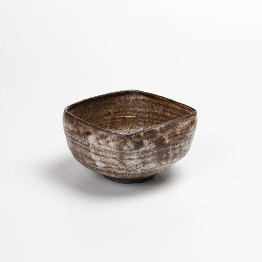 Japanese White Rusty Shino Classic Tea Bowl