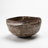 Japanese White Rusty Shino Classic Tea Bowl