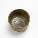 Japanese Author Glaze Brown Ocher Tea Cup