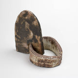 Japanese Rusty Raku Reducted Sculpture