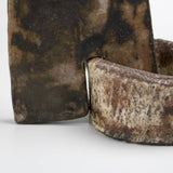 Japanese Rusty Raku Reducted Sculpture