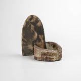 Japanese Rusty Raku Reducted Sculpture