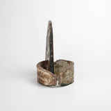 Japanese Rusty Raku Reducted Sculpture