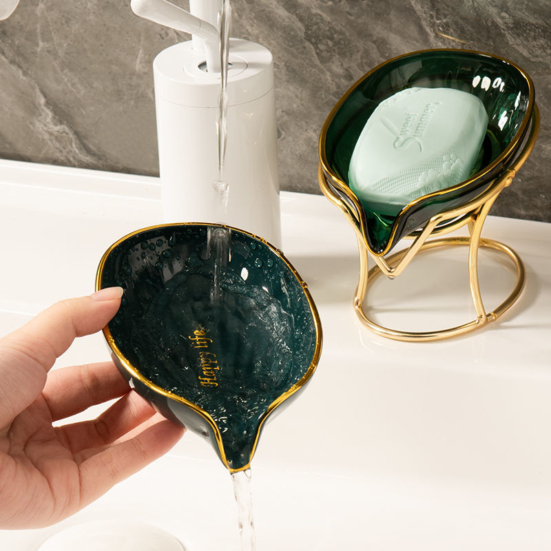 Soap Holder With Base And Luxury Drain