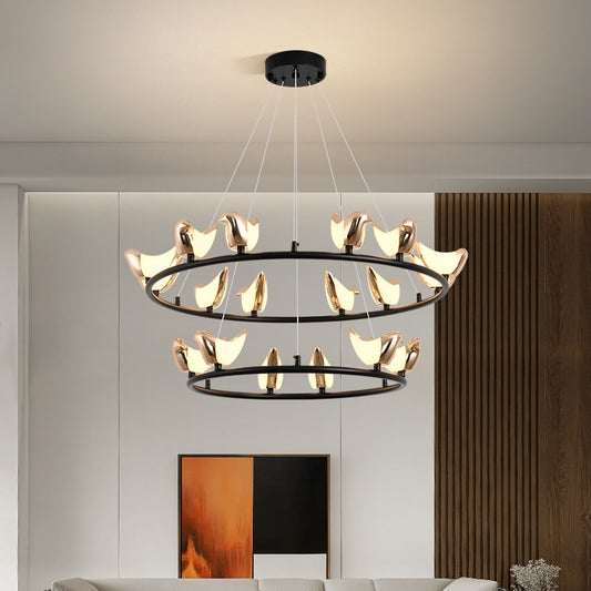 Nordic Modern Bird Chandelier