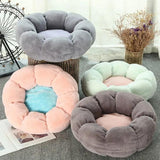 Soft And Comfortable Shaped Faux Fur Bed Flowers For Pet