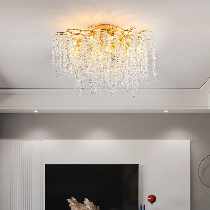 Modern Luxury Crystal Tassel Chandeliers