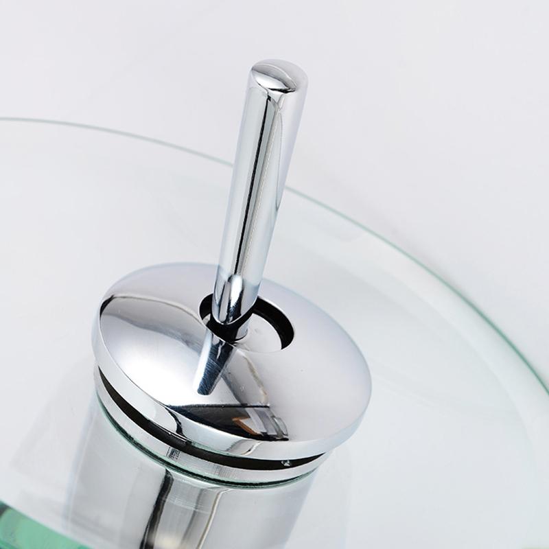 Glass Mushroom-Shaped Waterfall Faucet