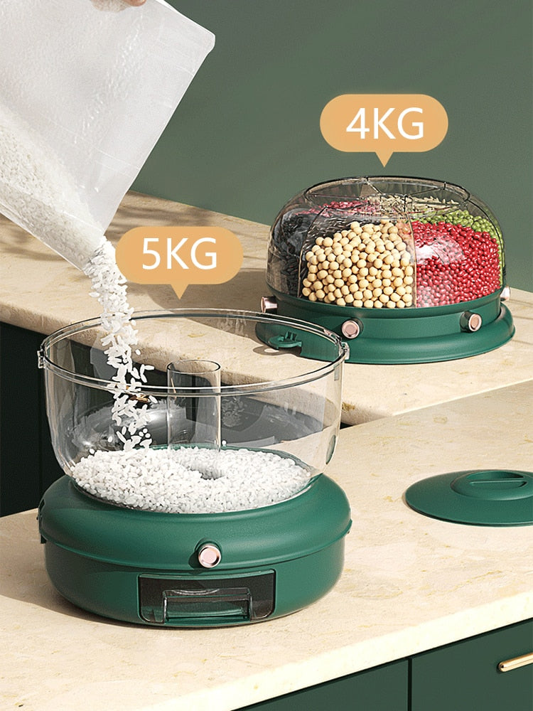 Rotatable Food Storage Containers Dispenser
