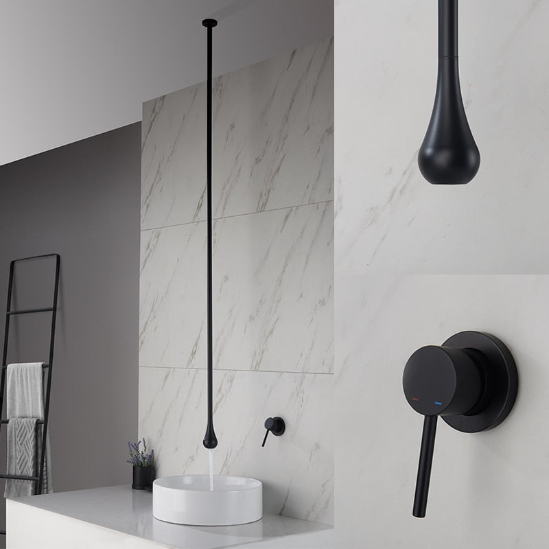 Water Drop Hang Ceiling Faucet