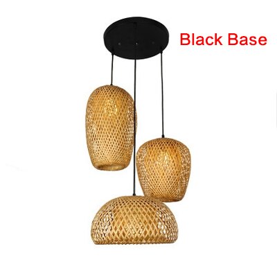 Rattan Bamboo Hand-Woven Bamboo Pendant Lamp