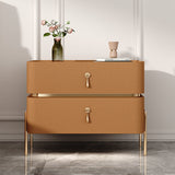 Modern Two Drawer Bedside Storage Cabinet