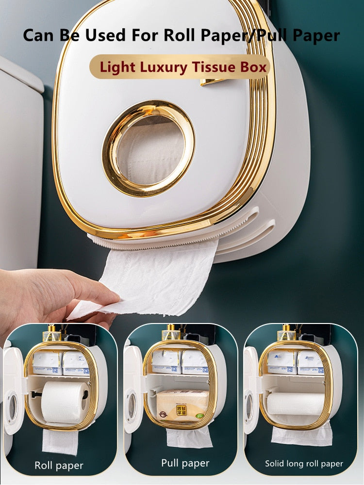 Luxury Toilet Paper Holder Box