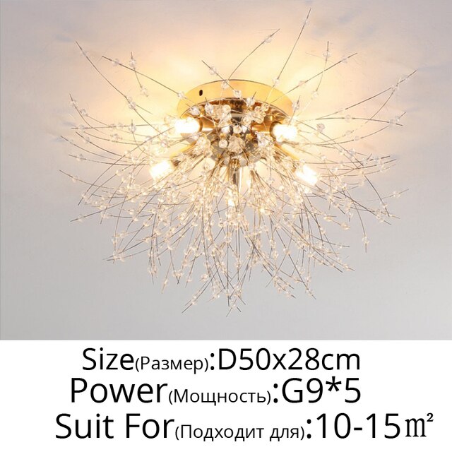 Modern Nordic Firefly Chandelier Lamp