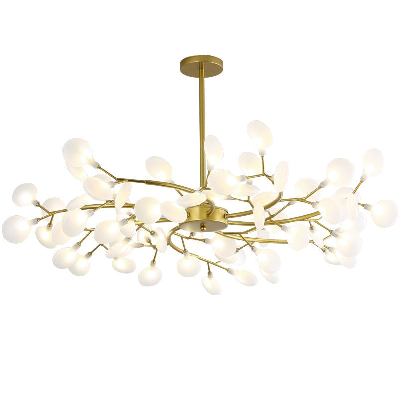 Modern LED Chandelier Light Tree Branch Firefly