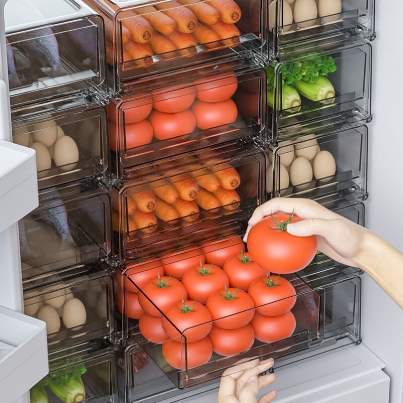 Transparent Stackable Storage Box