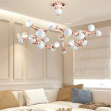 Luxury Ceiling Chandelier Black & White