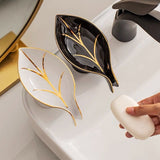 Ceramic Leaf Soap Dish