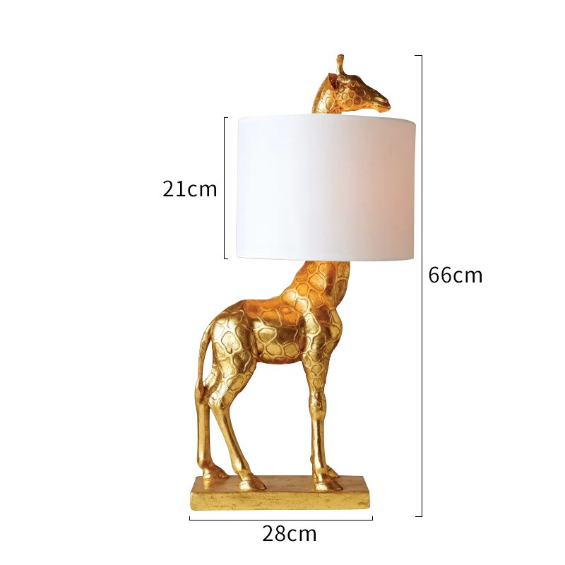 Overlooking Giraffe Table Lamp