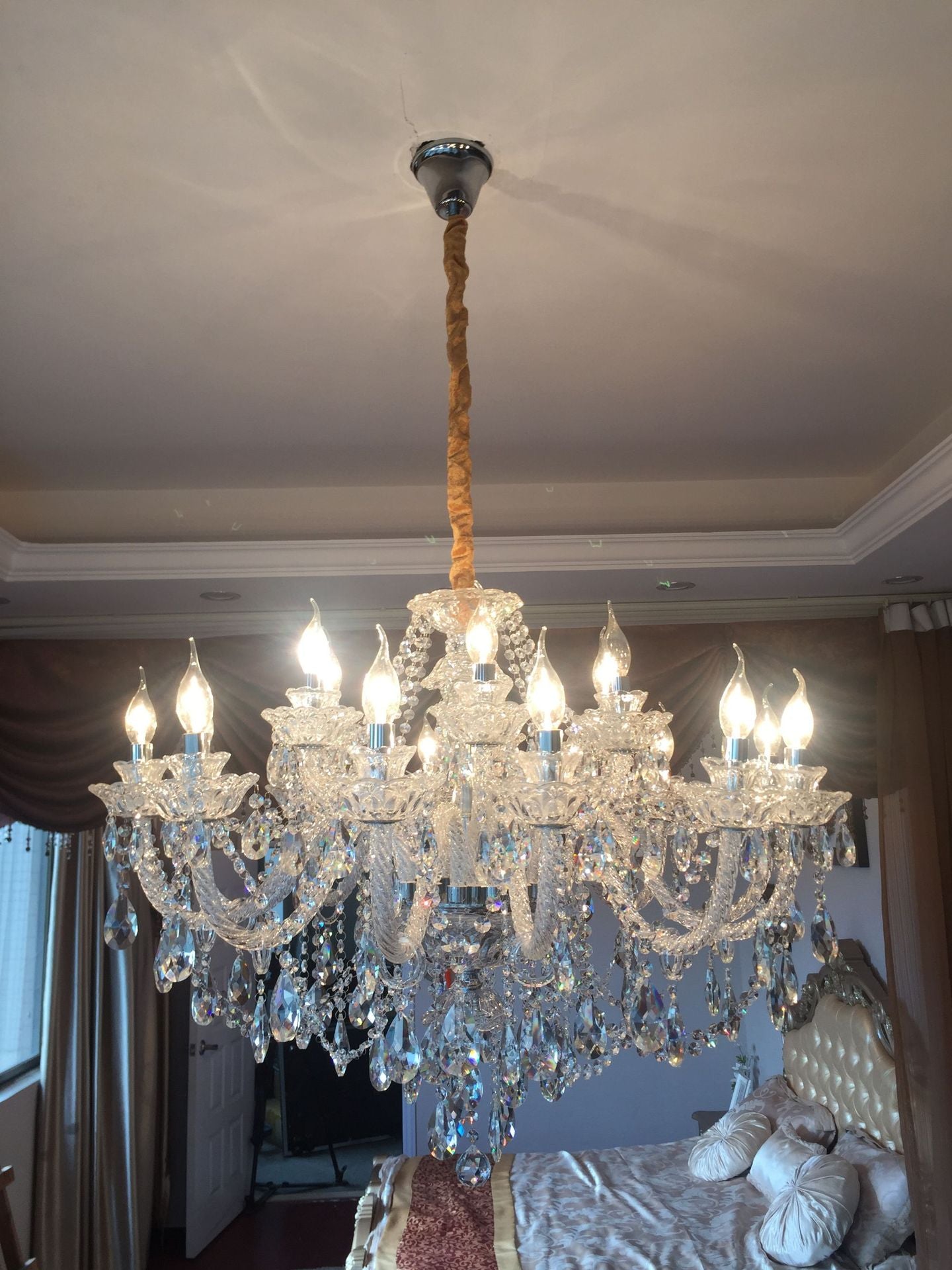 Luxury K9 Crystal Art Deco Chandeliers Lamp