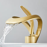 Single Handle 1 Hole Water Fall Overflow Faucet