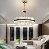 Postmodern Lighting Round Oval LED Chandelier