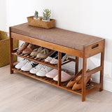 Organizer Design Shoe Rack Small Nordic Bamboo