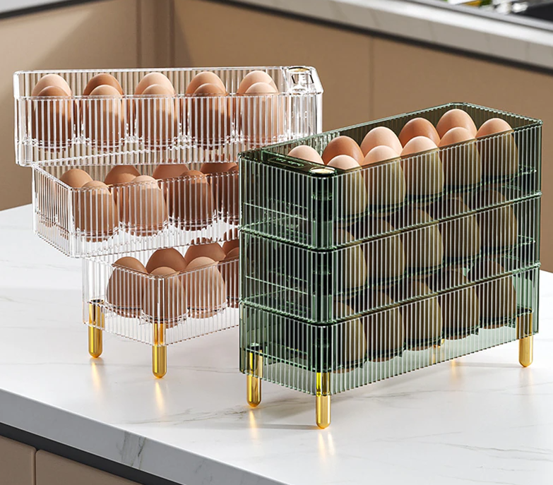 Transparent Egg Storage Box For Refrigerator