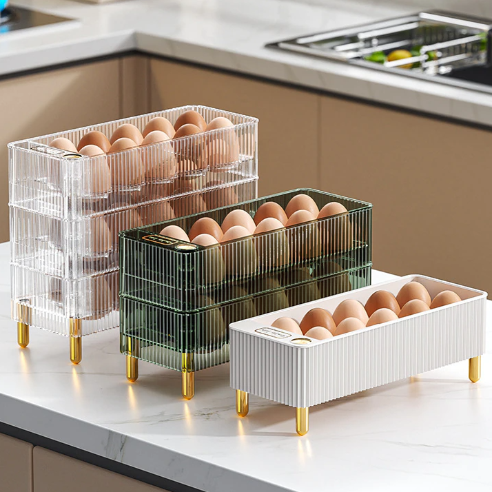 Transparent Egg Storage Box For Refrigerator