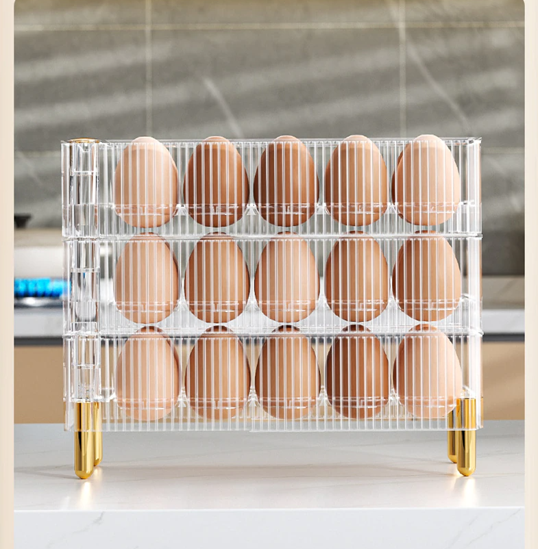 Transparent Egg Storage Box For Refrigerator