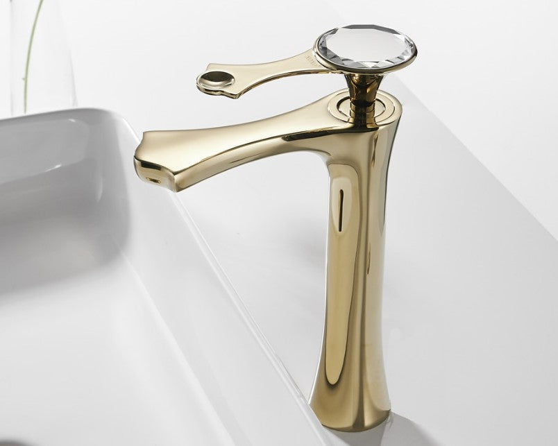 Basin Faucet Cold and Hot Diamond Single Hole Faucets