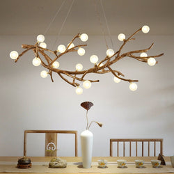 Nordic Retro LED Chandelier Tree Branch