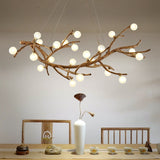 Nordic Retro LED Chandelier Tree Branch