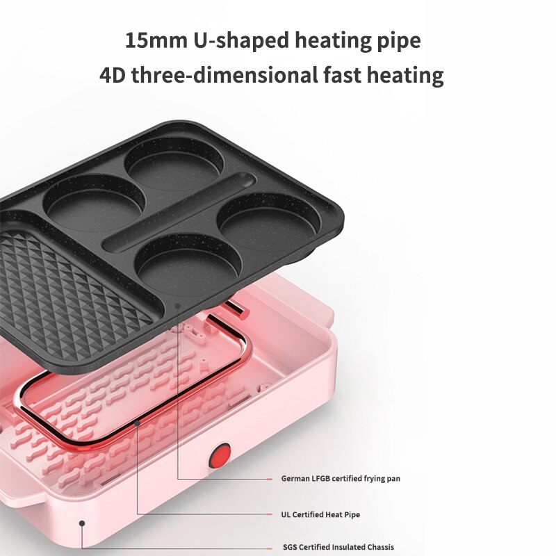 Non-Stick Electric Portable Pan Fast Heating