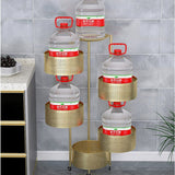 Metal Open-Close Rotating Shelf