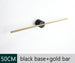 Black Base + Gold Bar 50 cm