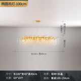 Modern Luxury Crystal Tassel Chandeliers