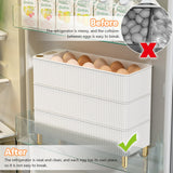 Transparent Egg Storage Box For Refrigerator