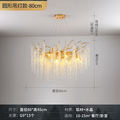 Modern Luxury Crystal Tassel Chandeliers