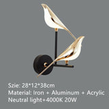 Magpie Bird Ceiling Chandelier Pendant Lamp