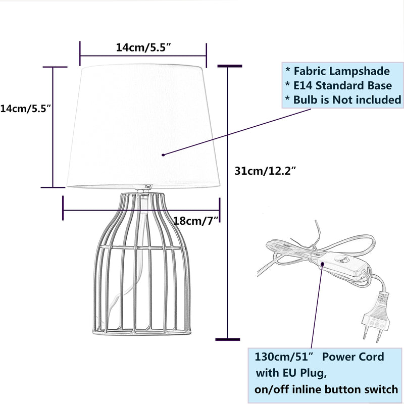 Stylish Cage Table Lamp