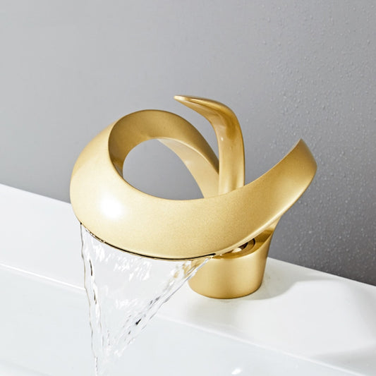Single Handle 1 Hole Water Fall Overflow Faucet