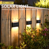 LED Solar Outdoor LED Waterproof Wall Lamps