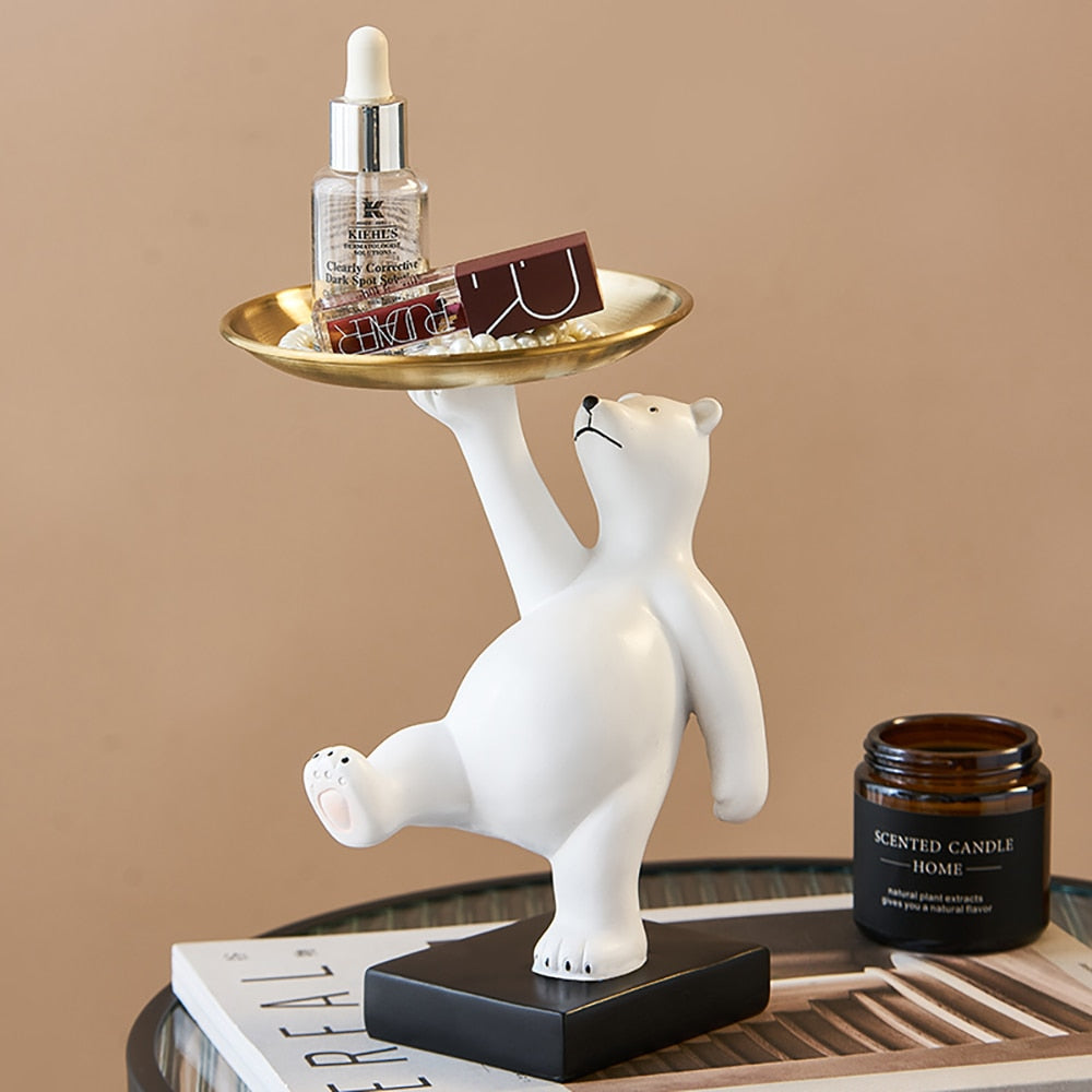 Arctic White Bear Tray